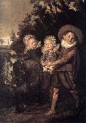 Frans Hals Group of Children WGA Norge oil painting reproduction